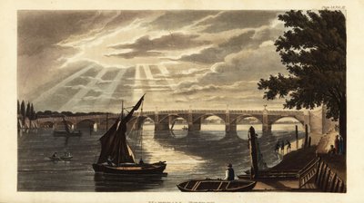 Ponte Vauxhall no Rio Tâmisa de British School