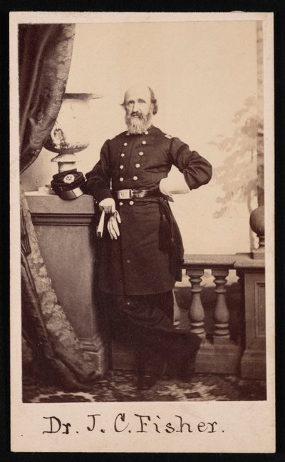 Retrato do Dr. James C. Fisher, 1863. de Broadbent and Co