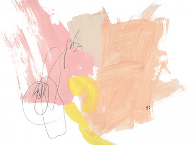 Pastel abstrato moderno de Bronwyn Baker