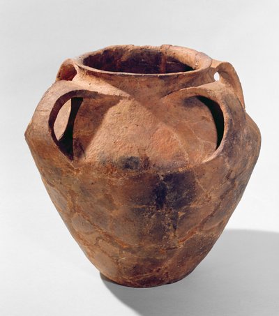Frasco biconico Armorican com quatro alças (argila) de Bronze Age
