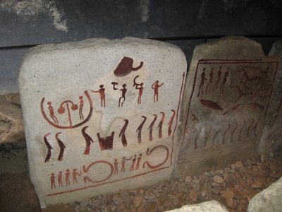 O Túmulo do Rei perto de Kivik Kungagraven, 1 Metade do 2º milénio a.C. de Bronze Age culture