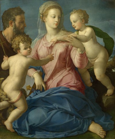 A Sagrada Família com o Menino São João Batista (Madonna Stroganoff) de Bronzino