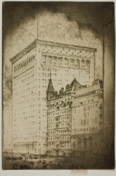 Chicago - 1880 - 1910 de Bror Julius Olsson Nordfeldt