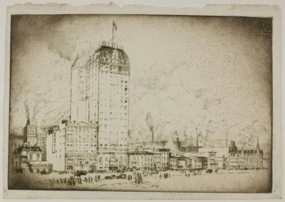 Chicago - O Hotel Blackstone de Bror Julius Olsson Nordfeldt