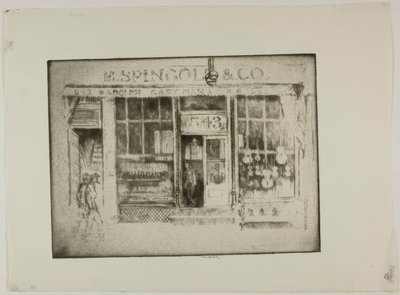 Chicago - O Penhorista de Bror Julius Olsson Nordfeldt