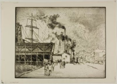 Cais de Crowley de Bror Julius Olsson Nordfeldt