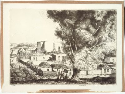 Ranchos de Taos de Bror Julius Olsson Nordfeldt