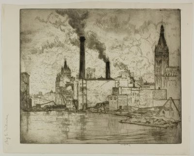 O Grande E de Bror Julius Olsson Nordfeldt