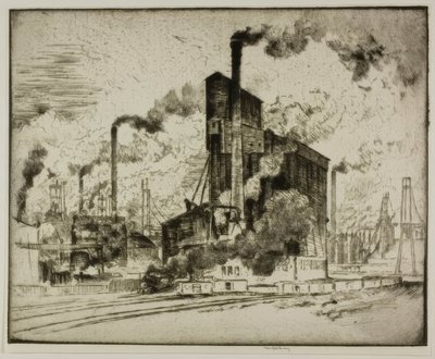 O Grande Elevador de Bror Julius Olsson Nordfeldt