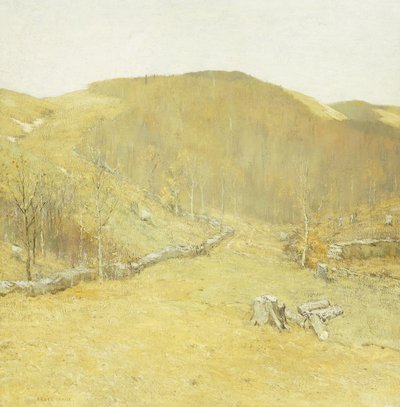 The Hills, c.1910 (óleo sobre tela) de Bruce Crane