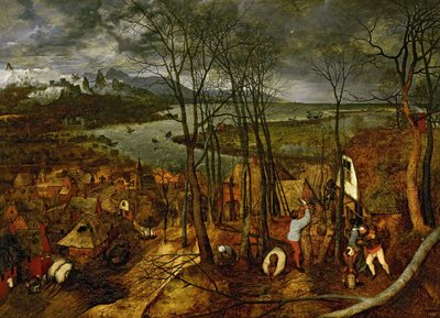 O dia sombrio, início da primavera de 1565 de Bruegel