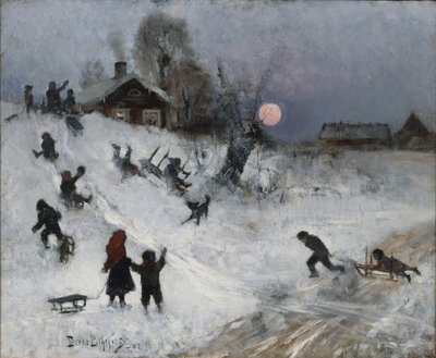 Trenó, 1882 de Bruno Andreas Liljefors