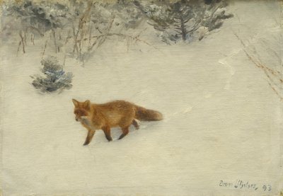 A raposa de 1893 de Bruno Andreas Liljefors