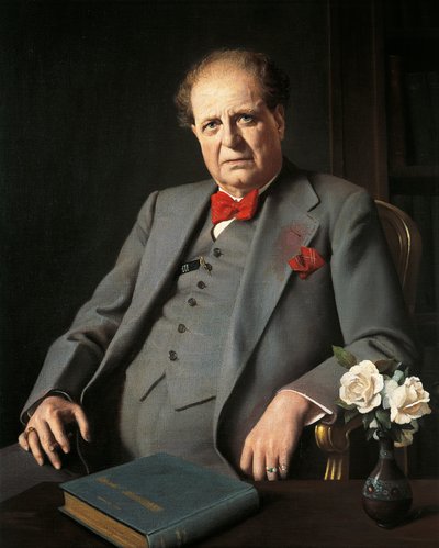 Retrato de Pietro Mascagni (Livorno de Bruno Croatto