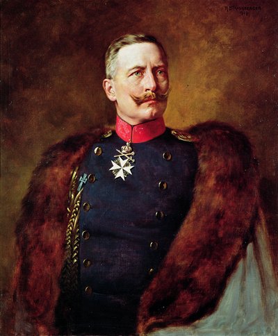 Retrato de Kaiser Wilhelm II (1859-1941) de Bruno Heinrich Strassberger