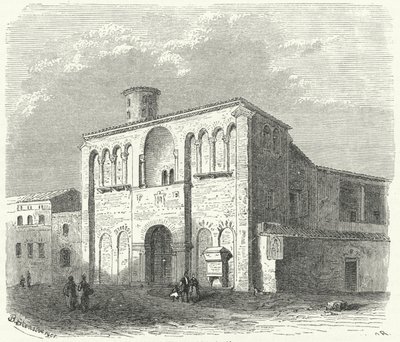O Palácio de Teodorico, o Grande, em Ravena de Bruno Heinrich Strassberger