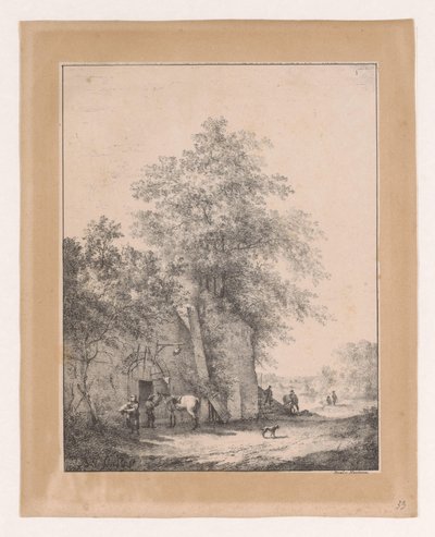 Paisagem com estalagem
Paisagens (título da série) de Bruno van Straaten (I)