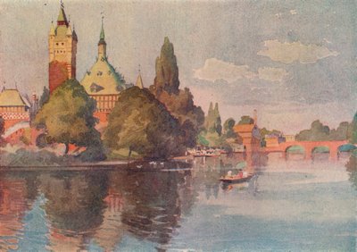 Teatro Shakespeare Memorial, Stratford On Avon, c1905 de Buddig Anwylini Pughe