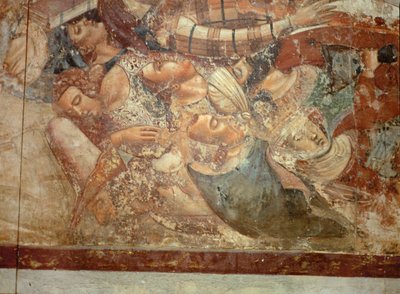 Triunfo da Morte, fresco ... (fresco) de Buonamico Buffalmacco