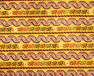 Design de tecido (têxtil) de Burmese School