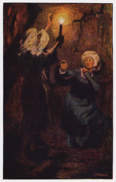Ilustração para The Cloister and The Hearth de Charles Reade (cor litho) de Byam (after) Shaw