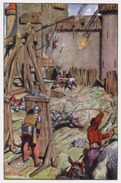 Ilustração para The Cloister and The Hearth de Charles Reade (cor litho) de Byam (after) Shaw