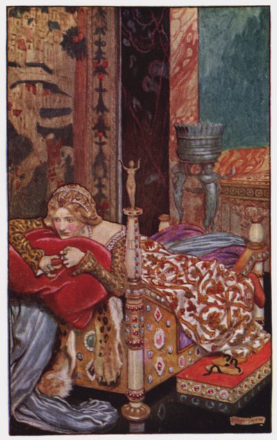 Ilustração para The Cloister and The Hearth de Charles Reade (cor litho) de Byam (after) Shaw