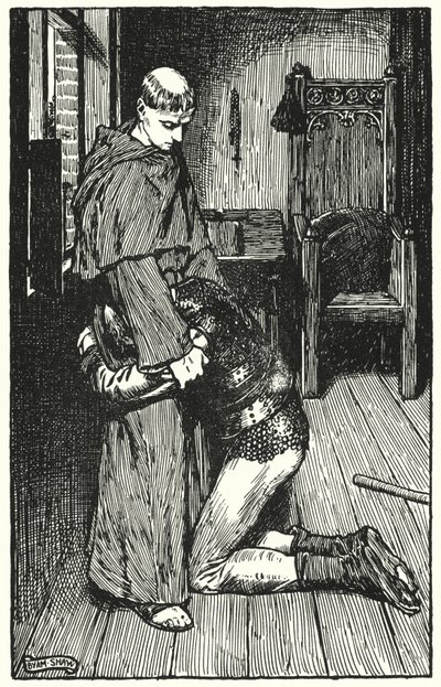 Ilustração para The Cloister and The Hearth de Charles Reade (litho) de Byam (after) Shaw