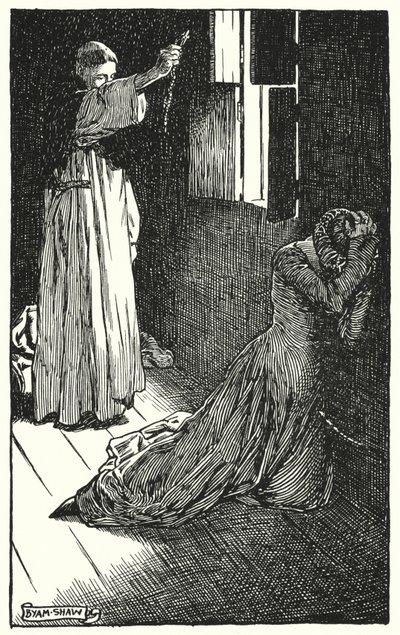 Ilustração para The Cloister and The Hearth de Charles Reade (litho) de Byam (after) Shaw