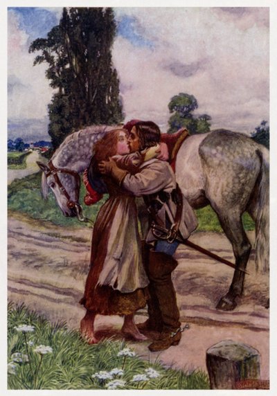 "Ó fica, ó fica, ó boa juventude" (cor litho) de Byam (after) Shaw