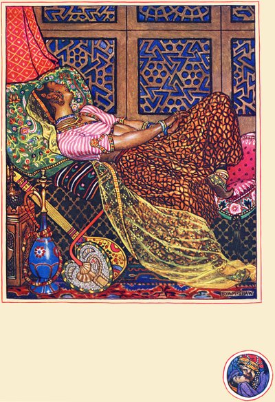 Zira: em cativeiro, poema de O Jardim de Kama de Byam Shaw