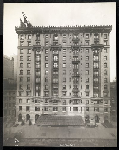 Hotel Woodstock em 127 West 43rd Street, Nova York, 1911 ou 1912 (impressão em gelatina de prata) de Byron Company
