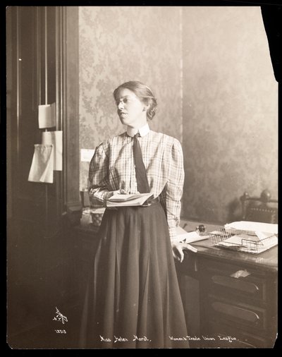 Senhorita Helen Marot, 1904 (impressão de gelatina de prata) de Byron Company