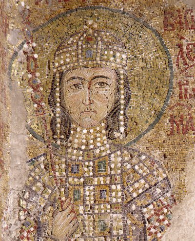 Alexios Komnenos em Hagia Sophia (mosaico) de Byzantine