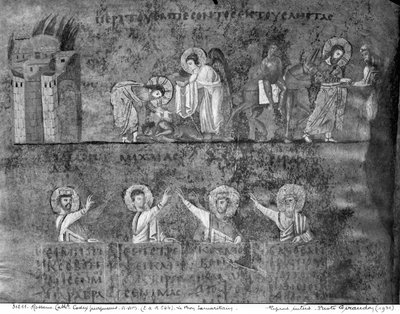EAB 664 O Bom Samaritano, do Codex Purpureus de Byzantine School