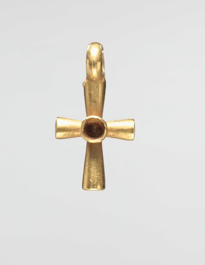Cruz Pendente, 500s (ouro) de Byzantine School