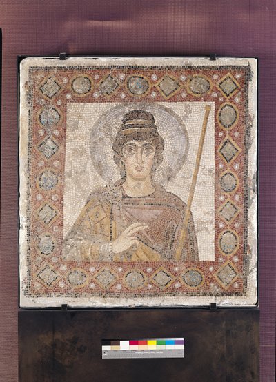 A Senhora de Cartago (mosaico) de Byzantine School