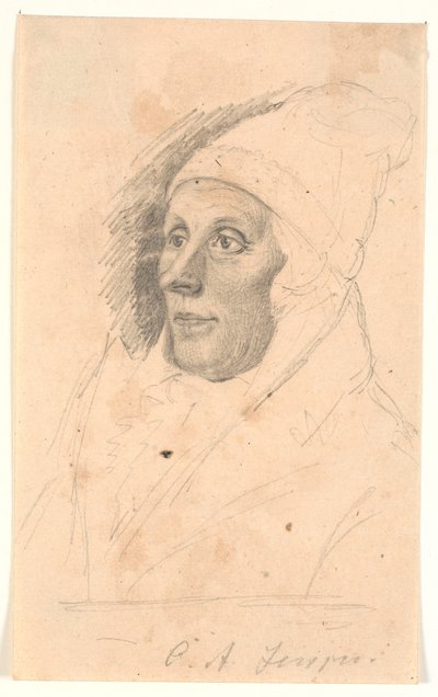 Retrato do comerciante Andreas Christiansen em Flensburg de C.A. Jensen