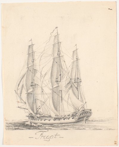 Fragata a pleno vapor de C.A. Lorentzen