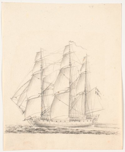 Navio da Marinha a pleno vapor de C.A. Lorentzen