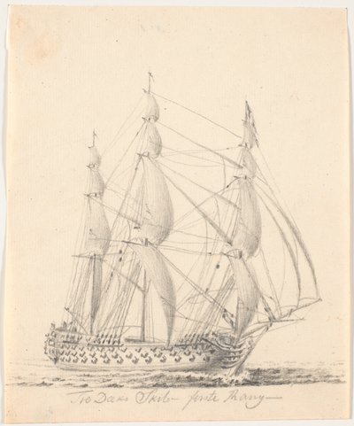 Navio de Três Convés - Primeiro Rank - de C.A. Lorentzen
