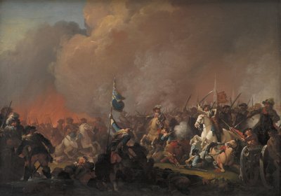 O resultado em Amager 1658 durante a Guerra Sueca 1657-60 de C.A. Lorentzen