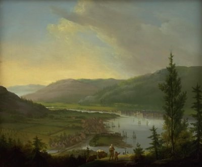 Vista para Drammen, Noruega de C.A. Lorentzen