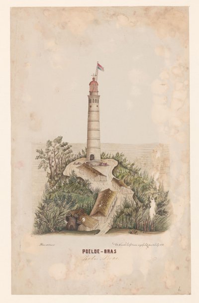 A Nova Torre de Luz de Pulu-Bras, Sumatra de C.D. Wulf (signed by artist)