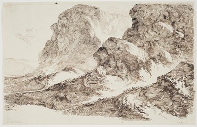 Paisagem montanhosa de C.F. von Rumohr