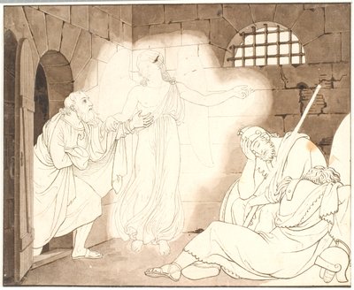 A libertação de Pedro da prisão de C.G. Kratzenstein Stub