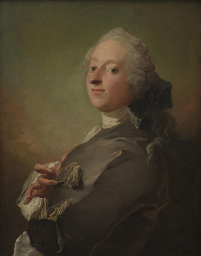Retrato de Kgl. farmacêutico da corte Johann Gottfried Becker de C.G. Pilo