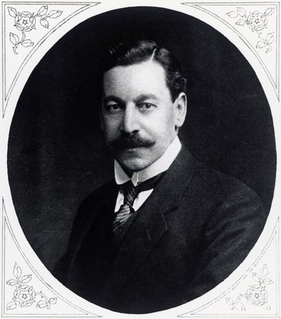 Retrato de Herbert Samuel (1870-1963), político inglês, de Illustrated War News, 19 de janeiro de J.B. and Brown J. Rowbotham
