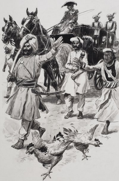 Companhia das Índias Orientais (guache sobre papel) de C.L. Doughty