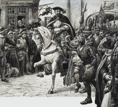 John Dudley, Duque de Northumberland (guache sobre papel) de C.L. Doughty